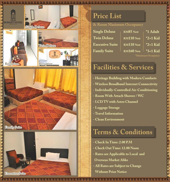 Old Budget Hotel George Town Dış mekan fotoğraf
